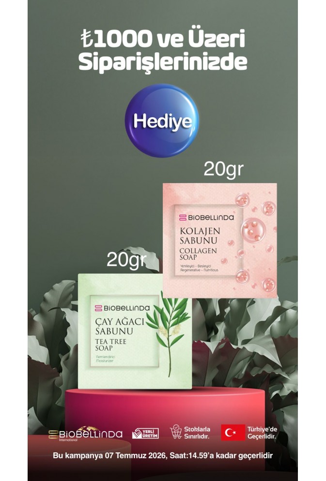 1000 TL Üzerine Sabun Hediye